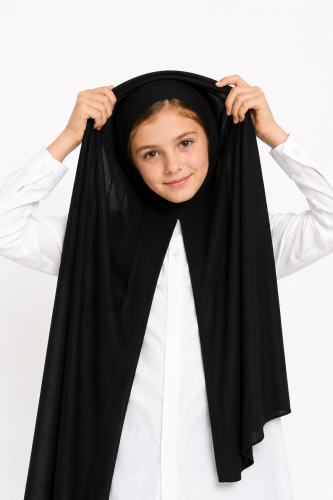 حجاب مخيط سهل الإرتداء للبنات
