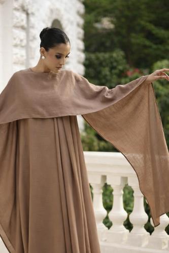 دراعة مع شال مثبت