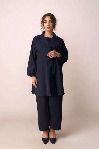 طقم سفر لون كحلي