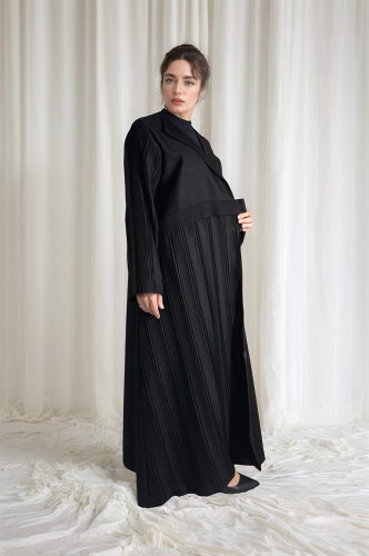 بليزر دمج كريب سادة مع مكسر (261)