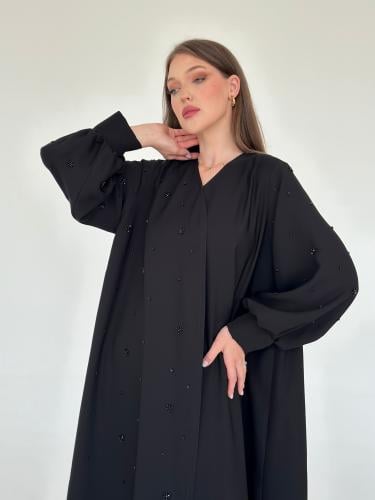 عباية كلوش مع شك وكم مزموم