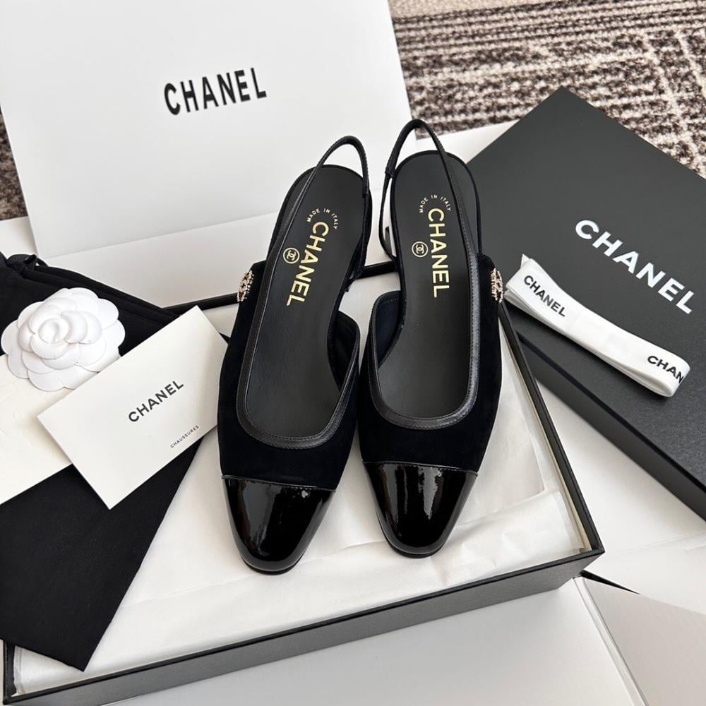 حذاء شانيل Slingback 25Ss