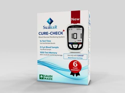 كيور-تشيك+ جهاز قياس سكر الدم