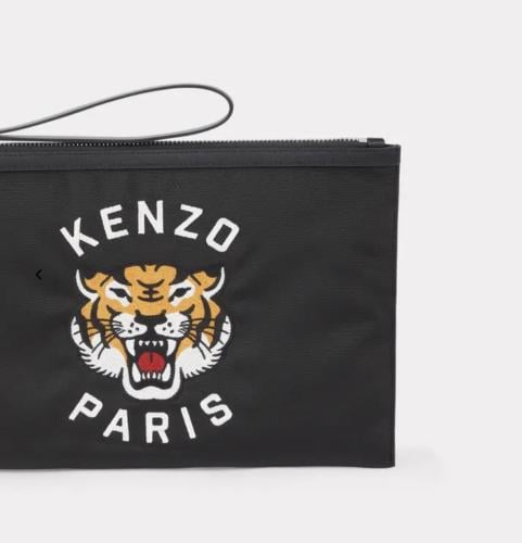 باوتش كينزو شعار النمر - أسود Kenzo Tiger Clutch-B...