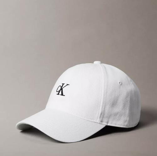 كلفن كلاين كاب أبيض -Calvin Klein Logo Baseball Ca...