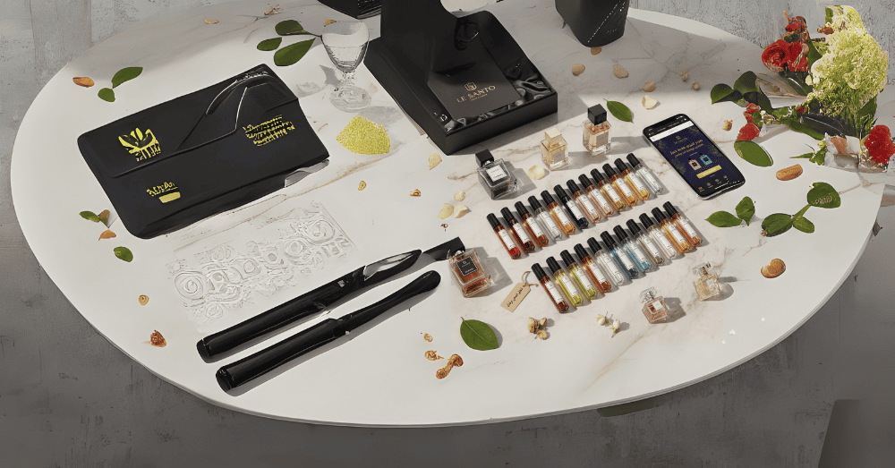 عينات عطور أصلية من متجر لي سانتو