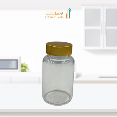 برطمان زجاج 105مل بغطاء