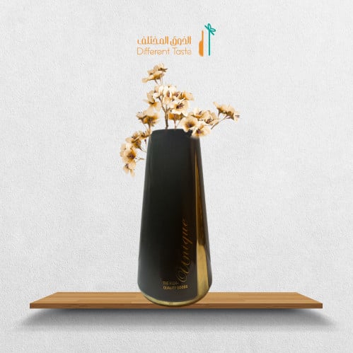 فازة سيراميك مذهب كبير