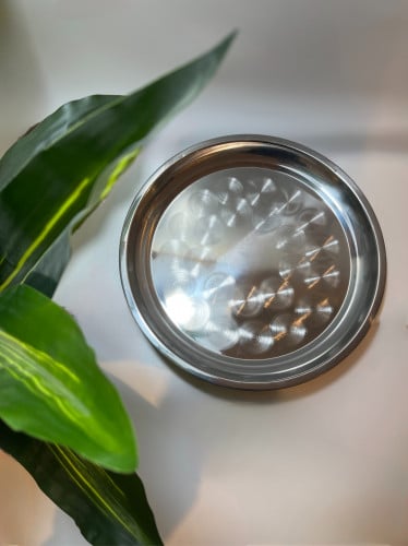 صحن استيل دائري