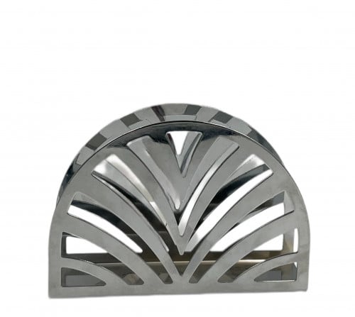 حامل مناديل سفرة فضي