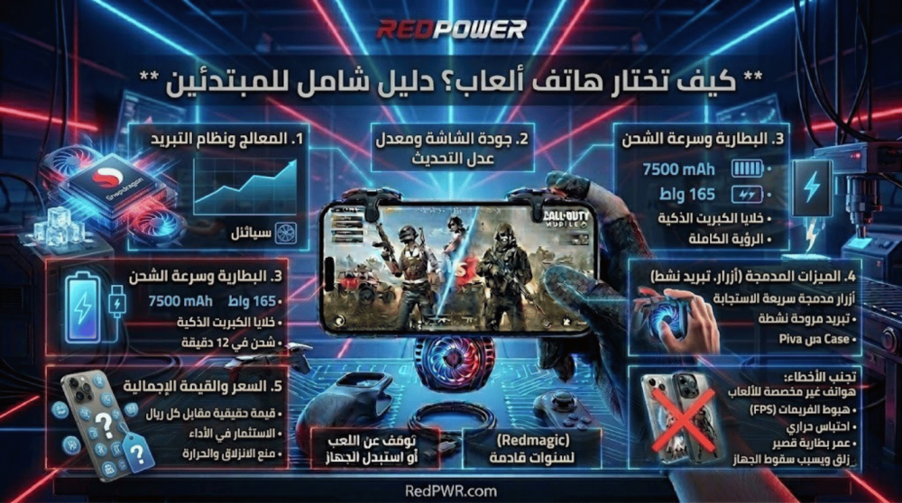 كيف تختار هاتف ألعاب