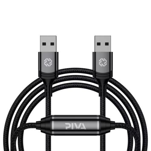 كابل تسجيل صوتي احترافي PIVA USB مزدوج - 24bit/192...