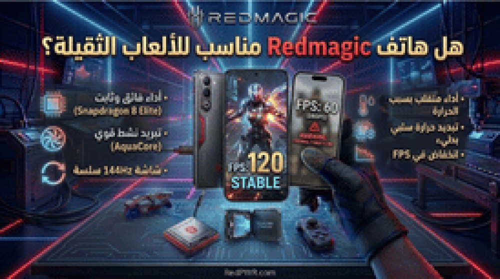 هل هاتف Redmagic مناسب للألعاب الثقيلة؟