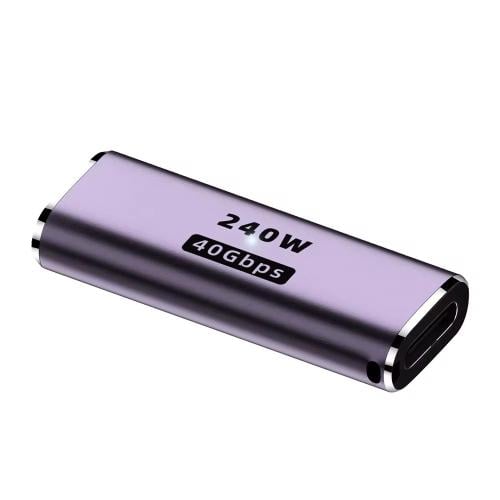 محول USB4.0 من نوع Type-C بمدخلين