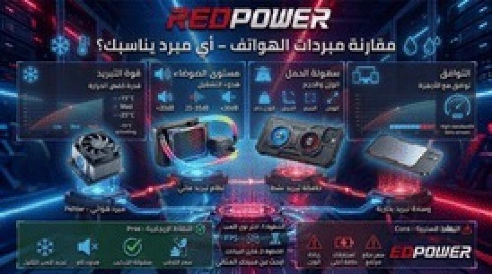 مقارنة مبردات الهواتف – أي مبرد يناسبك؟