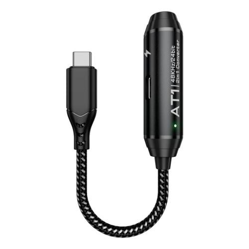 محول صوت ماركة بيفا AT1 (صوت وشحن 2 في 1 بمنفذ USB...