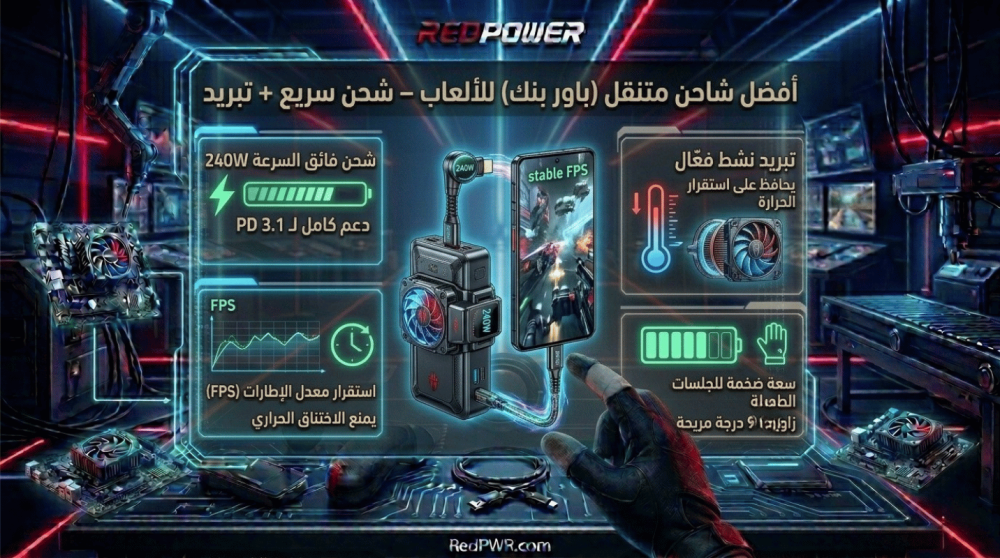 أفضل شاحن متنقل (باور بنك) للألعاب