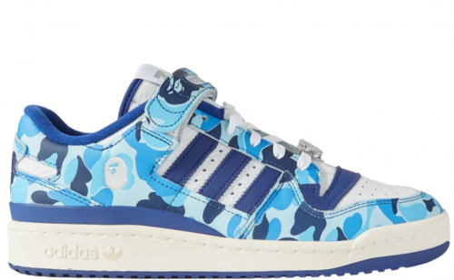 BAPE ADIDAS FORUM 30th Anniversary Blue Camo
