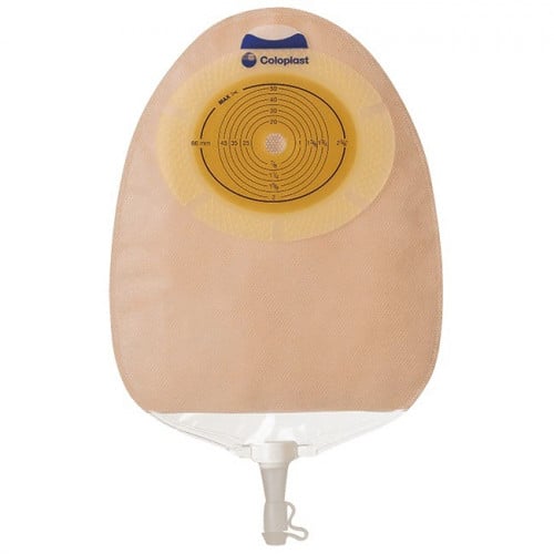 أكياس كولوبلاست قطعة واحدة بول معتمة  Coloplast One Piece Urostomy Bags opaque with flate base  كتالوج : 8009-5580-17476-11802