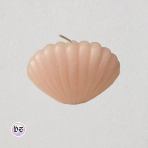 Shell candle - pink