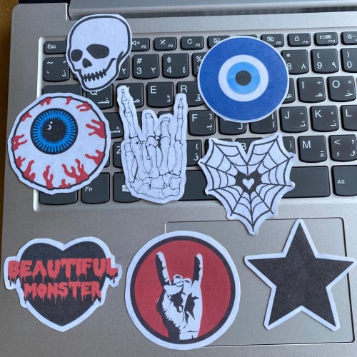 Cool stickers 8 pieces