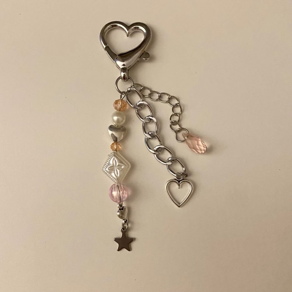 Soft heart Keychain