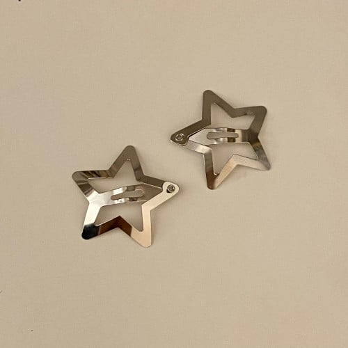 Star hair clips 2