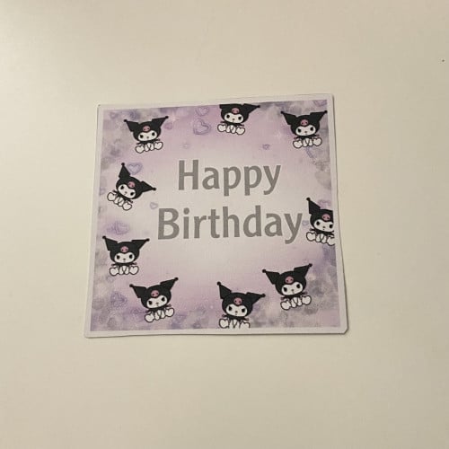 Birthday card