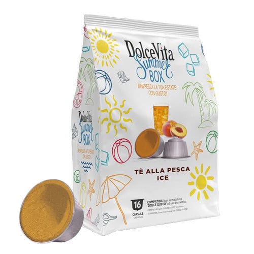 Peach Ice Tea - Dolce Vita 16 pods for Dolce Gusto