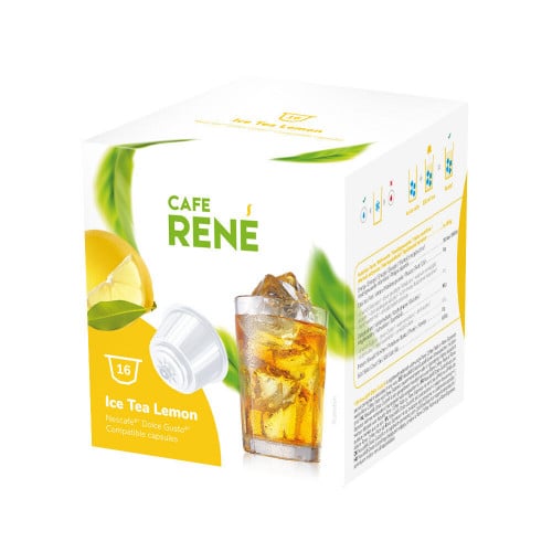 Lemon Ice Tea - Café Rene 16 pods for Dolce Gusto