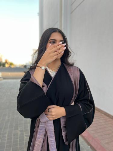 عباية من الكريب الكوري