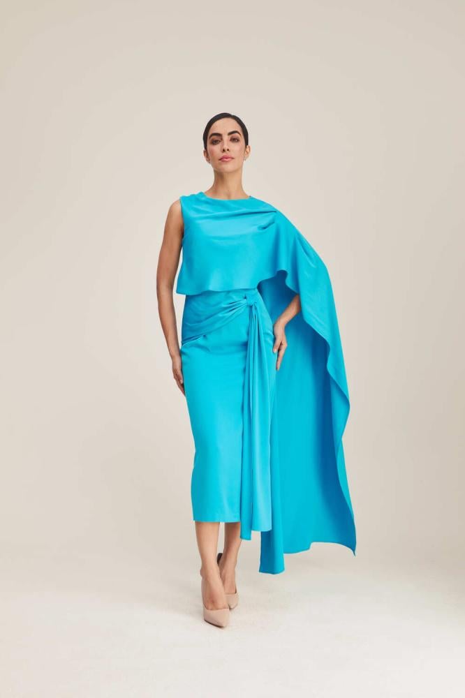 فستان درابية بكم واحد