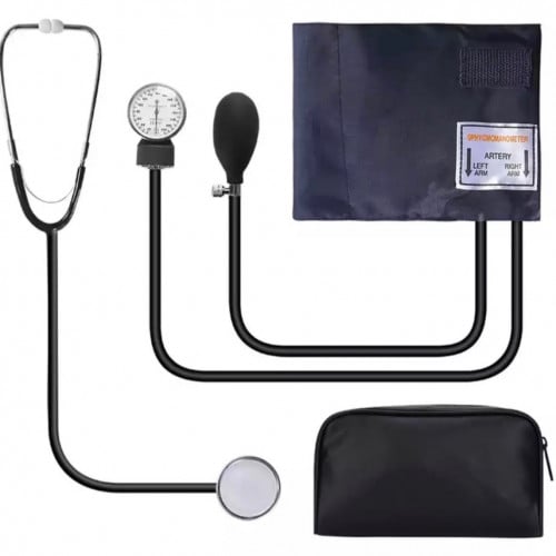 sphygmomanometer + Stethoscope