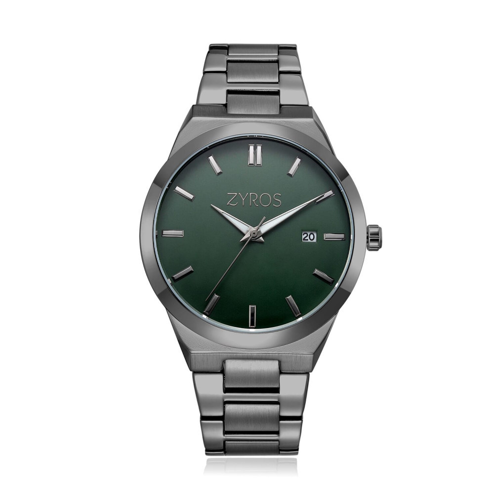‎ ساعة رجاليه بسير ستيل باللون الرمادي   |   ZAS223M170817