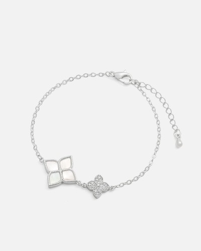 ‎ اسوارة نسائية متفردة باللون الفضي  |  MJB073F1103