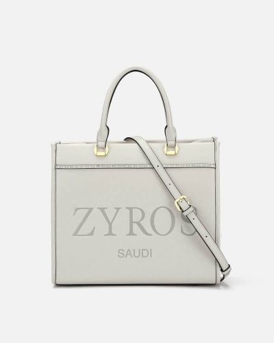 ‎ شنطة نسائيه بتصميم متفرد بلون أبيض   |   ZLH722L0301