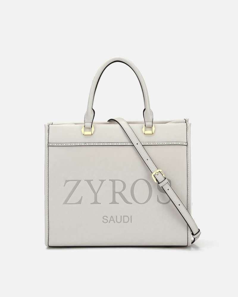 ‎ شنطة نسائيه بتصميم متفرد بلون أبيض   |   ZLH722L0301