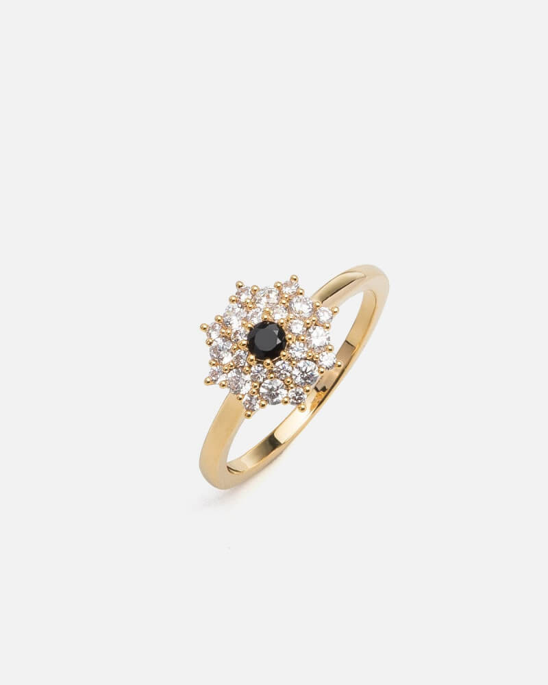 ‎ خاتم نسائي بتصميم مميز بلون ذهبي   |   ZJR060F0103