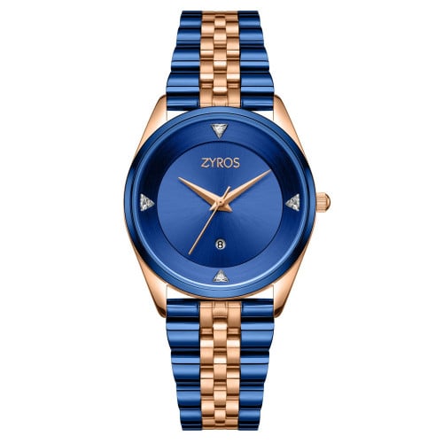 ‎ ساعه نسائيه ستيل بلون أزرق   |   ZAS178L500550