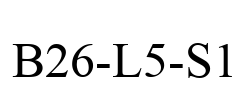 B26-L5-S1