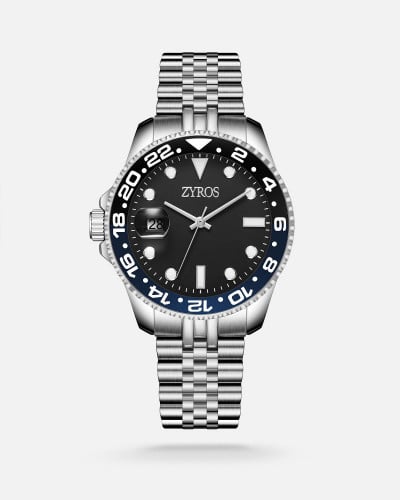 ‎ ساعة رجاليه بتصميم عملي بلون فضي   |   ZAS369M110211
