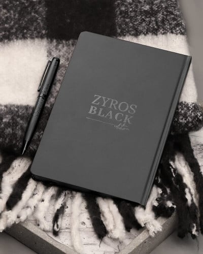 ‎ دفتر ملاحظات وقلم باللون الأسود   |   ZTS002U0202