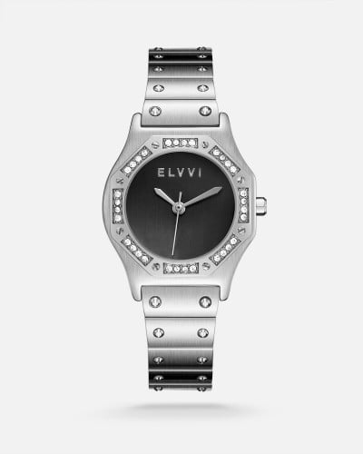 ساعة نسائية إلڤي ستيل باللون الفضي | LOS079F110211