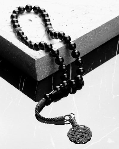 ‎ سبحة بكلايت أنيقه بلون أسود (33) حجر   |   ZRS014U0202