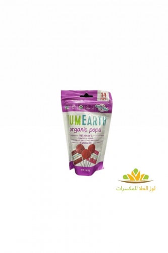 حلاوة مصاص عضوية مع فيتامين سي (فراولة, توت, كرز)