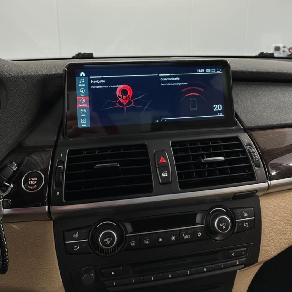 شاشة بي ام دبليو اكس 5 كاربلاي BMW X5 carplay 2013-2007