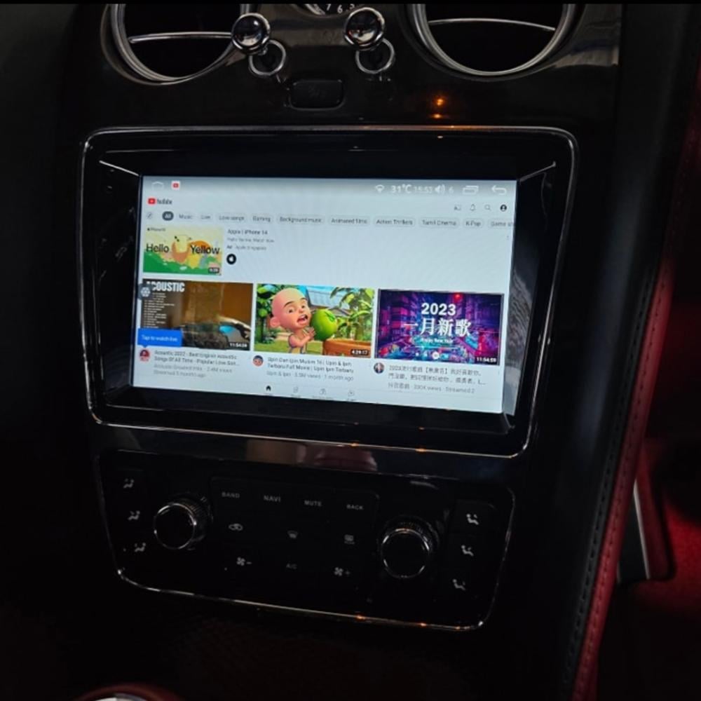 شاشة BENTLEY كونتيننتال GT كاربلاي