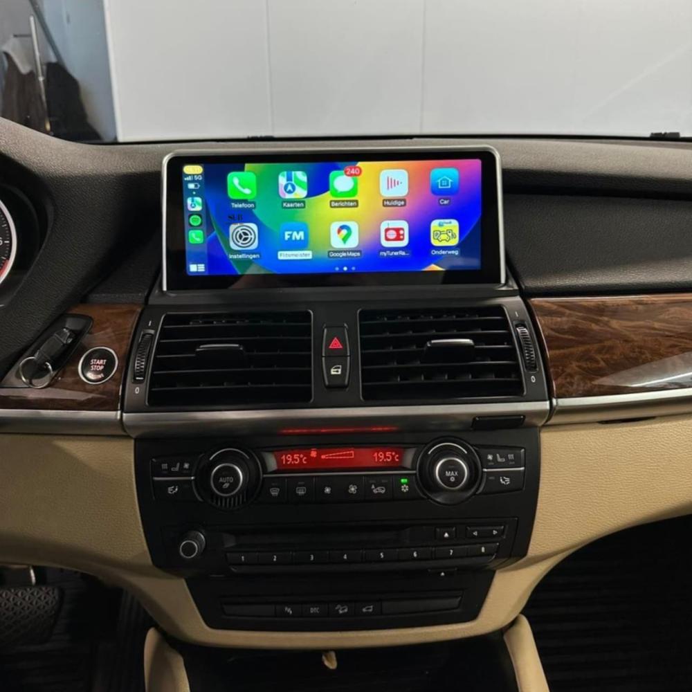 شاشة بي ام دبليو اكس 5 كاربلاي BMW X5 carplay 2013-2007