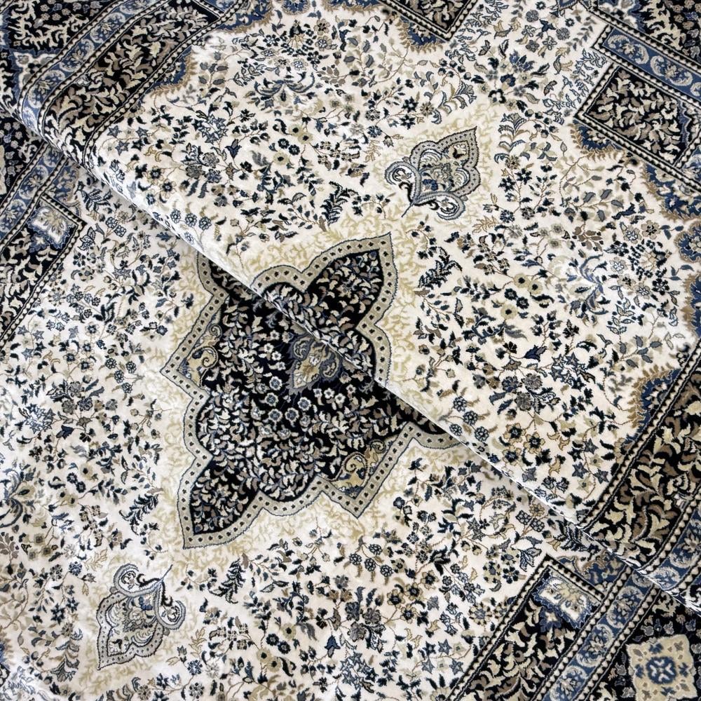 سجاد كلاسيك مخملي فاخر كحلي