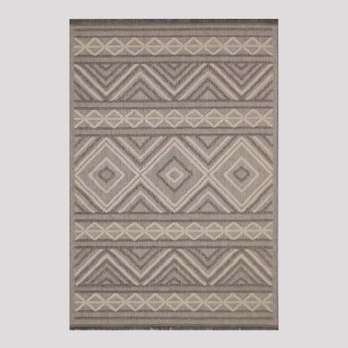 سجاد خيش جافا فاخر كريم - رمادي غامق